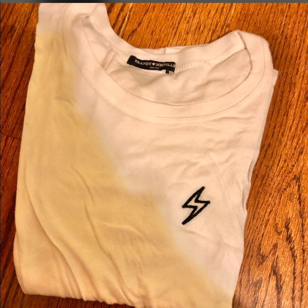 Brandy Melville thunderbolt t-shirt